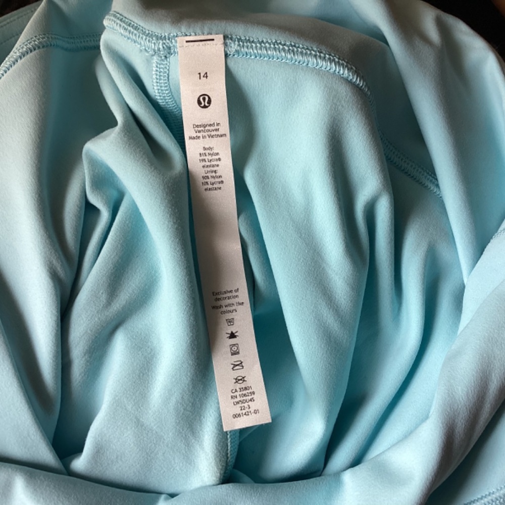 Lululemon Align High Rise Pant 25" in Icing Blue 14 - Picture 6 of 6